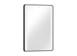hansgrohe Xarita Lite Q Spiegel 54961670 mit seitlicher LED-Beleuchtung, mattschwarz, B 500 x H 700 x T 30 mm, 14 W