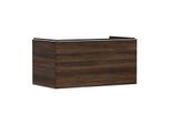 hansgrohe Xelu Q Waschtischunterschrank 54061000 980x485x550mm, mit Schubkasten, Nussbaum dunkel, chrom