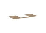 hansgrohe Xelu Q Konsole 54096230 1180 x 550 mm, Ausschnitt 500 x 480 mm, Eiche Natur
