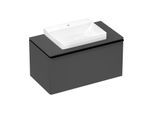 hansgrohe Xelu Q Konsole 54110910 980 x 550 mm, Ausschnitt 600 x 480 mm, diamantgrau matt