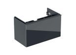 Geberit Acanto Waschtischunterschrank 500612161 89x53,5x47,6 cm, Glas schwarz - schwarz matt