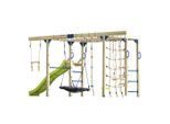 Ambia Garden , Blau, Braun, Limette , Holz, Kunststoff , Zeder , 196x205x522.5 cm , EN 71, Europäischer Sicherheitsstandard, FSC 100% ,