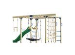 Ambia Garden , Blau, Braun, Grün , Holz, Kunststoff , Zeder , 196x205x522.5 cm , Grüner Punkt, EN 71, Europäischer Sicherheitsstandard, FSC 100% ,