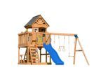 Ambia Garden , Anthrazit, Blau, Braun , Holz, Kunststoff , Zeder , 410x305x435 cm , Grüner Punkt, EN 71, Europäischer Sicherheitsstandard, FSC 100% ,