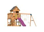 Ambia Garden , Anthrazit, Braun, Lila , Holz, Kunststoff , Zeder , 410x305x435 cm , EN 71, Europäischer Sicherheitsstandard, FSC 100% ,