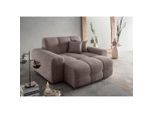 P & B , Taupe , Textil , Uni , 181x87x155 cm , Made in EU , erweiterbar (Typenauswahl) ,