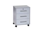 Mid.you , Grau, Weiß , Holzwerkstoff , 3 Schublade(n) Schubladen , 44x58x40 cm , Made in Germany ,