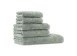 Joop! Frottierset Studio Colours, Salbeigrün, Textil, 5-teilig, Uni, Oeko-Tex® Standard 100, Aufhängeschlaufe, strapazierfähig, durchgefärbt, angenehm weich, hochwertige Qualität, schnelltrocknend, Badtextilien, Handtuch-Sets