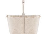Reisenthel Einkaufskorb Carrybag teddy sand, Creme, Textil, 22 L, 48x29x28 cm, Freizeit, Koffer & Taschen, Einkaufskörbe