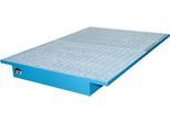 Einhängewannen für Palettenregal Typ EHW 1800, blau RAL5012