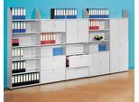 Büroregal Dante®, Regalfeld, H 2250 x B 800 mm, Rückwand, lichtgrau
