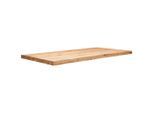 Valdera Tischplatte, Eiche, Holz, Wildeiche, massiv, rechteckig, 90x6x160 cm, Esszimmer, Tische, Esstische, Tischsysteme, Tischplatte