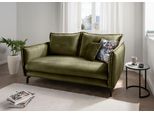 3-Sitzer HOME AFFAIRE "Lava modern & bequem, verstellbare Armlehnen, tolle Detailverarbeitung", grün (grün, türkis), B:198cm H:94cm T:110cm, Sofas, 3-Sitzer, Armlehnen verstellbar
