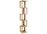 Standregal, Eiche Wotan, Holzwerkstoff, 29x168.1x29 cm, Wohnzimmer, Regale, Bücherregale