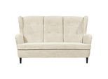 Livetastic , Creme , Textil , Buche , massiv , 176x103x98 cm , Made in EU ,