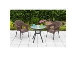 Gardenson , Graphitfarben, Dunkelbraun , Metall, Kunststoff, Glas , rund ,