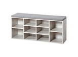 Kesper , Grauweiß , Holzwerkstoff , 103.5x48x29.5 cm , FSC ,