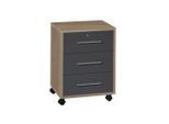 Mid.you , Anthrazit, Sonoma Eiche , Holzwerkstoff , 3 Schublade(n) Schubladen , 44x58x40 cm , erweiterbar ,