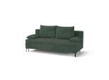 Mid.you , Dunkelgrün , Textil , Füllung: Polyetherschaumkern,Polyetherschaumkern , 200x96x93 cm , Made in EU ,
