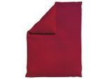 Schlafgut , Lila, Rot , Textil , Farbverlauf , 135-140x200 cm , Textiles Vertrauen - Oeko-Tex®, AZO-frei, Bsci, Oeko-Tex® Standard 100 , pflegeleicht, atmungsaktiv, bügelleicht, schadstoffgeprüft, weiche und anschmiegsame Oberfläche, dicht gewebtes Garn ,