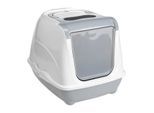 AniOne Katzentoilette Flip Cat S hellgrau