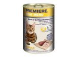 PREMIERE Meat Menu Nassfutter Katze Adult Rind und Geflügelkomposition 24x400 g