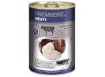 PREMIERE Meati Nassfutter Hund, Adult, Rinderpansen, -herz und -leber 24x400 g