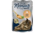 MOMENTS Soup Nassfutter Katze Adult, Huhn 48x40 g