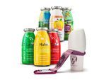 SmoothieDog Mix 6x 250 ml + Doggyroller Rosa mit Karabiner