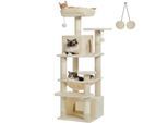 Pawz Road mittelgroßer Katzenbaum 136cm beige