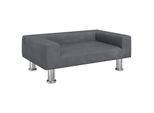 VidaXL Hundebett dunkelgrau 70 cm, 26,5 cm, 70 cm