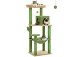 Pawz Road Kratzbaum XL für große Katzen mit Hängematte