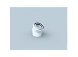 Bertrams Polyline LAS Bogen 41BG15-60 15°, DN 60/100, innen, weiß