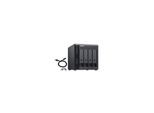 QNAP externe HDD-Festplatte "TR-004", schwarz (ohne farbbezeichnung), B:25cm H:31,5cm T:30cm, Festplatten, externe HDD-Festplatte
