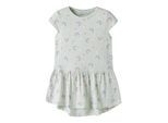 Jerseykleid NAME IT "NMFVIGGA CAPSL DRESS F1 NOOS", Mädchen, Gr. 92, N-Gr, pale aqua aop:rainbow, Jersey, Obermaterial: 100% Baumwolle, bedruckt, regular fit kurz, Rundhals, Kleider Jerseykleid, Baumwolle, regular fit