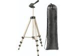 HAMA Dreibeinstativ "Dreibein Fotostativ Kamera Stativ 3-Wege-Kopf Star700 EF 42,2-125cm", beige (champagner), B:9cm H:9cm T:43cm, Stative, Dreibeinstativ