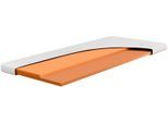 Topper BEKA "Gelschaum Topper GELTEX Next Horizon Firm", weiß, B:120cm H:7cm L:210cm, Gelschaum, Polyester, Topper, Topper, 100% GELTEX-Schaum, 7 cm hoch, RG43, wendbar, 90x200 cm & mehr Größen