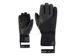 Skihandschuhe ZIENER "KLISY-Z GORE‑TEX PrimaLoft DAMEN", Damen, Gr. 7.5, schwarz, Materialmix, Handschuhe Skihandschuhe, wasserdicht, winddicht, atmungsaktiv, extra warm, Lederanteil