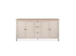 Mid.you Sideboard, Eiche Artisan, Kaschmir, Holzwerkstoff, 2 Fächer, 3 Schublade(n) Schubladen, 180x90x40 cm, Wohnzimmer, Kommoden & Sideboards, Sideboards