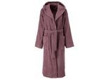 Unisex-Bademantel BRUNO BANANI "Robby, ideal für Sauna & Spa, Standard, Premium und Überlänge" Gr. XL, grün (mauve), XL, Walkfrottee, Hausmäntel, Unisex-Bademantel, Damen & Herren Bademäntel, Baumwolle, mit Taschen, Sauna, XS-3XL, Topseller