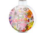 Tischvase GILDE "Deckelvase OOH LALA", bunt (mehrfarbig), B:24cm H:29,5cm T:7,5cm, Keramik, Vasen, Tischvase