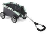 Puppen Ziehwagen CHIC2000 "Skipper", grün (grau, mint), Puppenausstattungen, KinderB:46cm H:29cm T:46cm, Puppen Ziehwagen, B:46cm H:29cm T:46cm