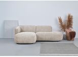 Ecksofa OTTO HOME "OSTRUP Rundsofa, L-Form, Naturtöne, Boucle oder Chenille", beige, B:278cm H:73cm T:152cm, 100% Polyester, Sofas, Ecksofa, Breite 278 cm, organische Form mit sanften Rundungen
