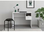 Schreibtisch VOGL MÖBELFABRIK "Flo", weiß, B:91cm H:72cm T:50cm, Tische, Schreibtisch, Schülerschreibtisch auch mit Tastaturauszug erhältlich, Breite 91 cm