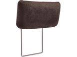 Sofa-Kopfstütze SIT & MORE "Pablo", braun (dunkelbraun), B:50cm H:25cm T:12cm, Holzwerkstoff, Kopfstützen, Sofa-Kopfstütze