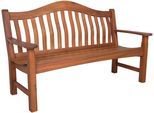 Gartenbank GARDEN PLEASURE "KINGSTON", braun, B:151cm H:91cm T:67cm, Holz, Sitzbänke, Gartenbank
