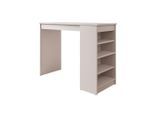 Mirjan24 Bartisch, Kaschmir, Holzwerkstoff, 3 Fächer, 115x102x50 cm, Esszimmer, Barmöbel, Bartische
