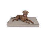 Knuffelwuff orthopädische Hundematte Palomino aus laser-gestepptem Kunstleder grau XL
