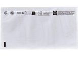 Dokumententasche/Lieferscheintasche SecurePack, DIN lang, ohne Aufdruck, selbstklebend, wasserfest, PCR & FSC®-Kraftpapier, transparent, 250 Stück