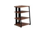 Vicco Aufbewahrungsregal, Wildeiche, Schwarz, Holzwerkstoff, 4 Fächer, Rechteckig, 61x78x53 cm, Arbeitszimmer, Büroregale, Aktenregale